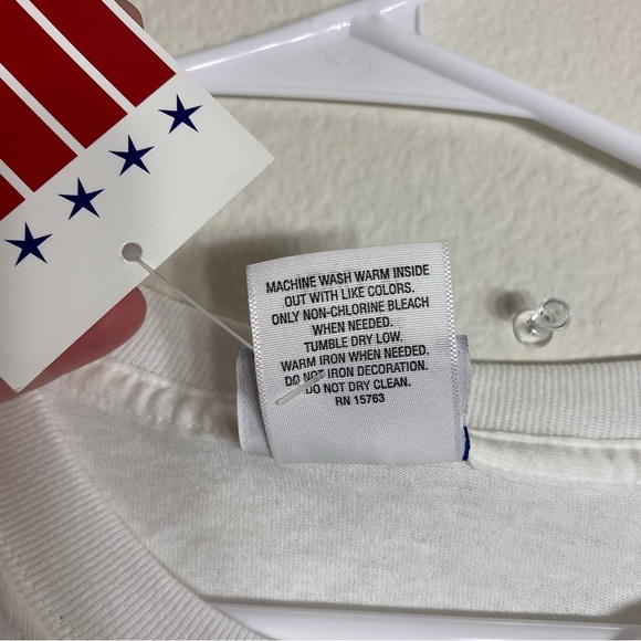 NWT Kohls Vintage America TShirt - White - Size XL - Picture 5 of 6